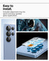Protector de Pantalla Spigen Galaxy S25 Ultra – Glas.tR EZ Fit Optik Pro HD (Paquete de 2)